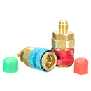 A/C R134A R12 Quick Connector Adapter Coupler Auto Manifold Gauge Low/High HVAC
