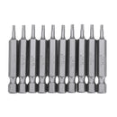 BROPPE 10Pcs Magnetic Torx Screwdriver Bits T5/T6/T7/T8/T9/T10/T15/T20/T25/T27/T30/T40 1/4 Inch Hex Shank Screwdriver Set for Bosch
