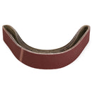 5pcs 5x106cm 100 Grit Alumina Sanding Belts Self Sharpening Oxide Abrasive Strips