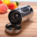 3Pcs Stainless Steel Tea Coffee Sugar Canisters Kitchen Storage Container