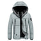 Electric Heating USB Back Intelligent Winter Hooded Heated Coats Jacket Temperature Control