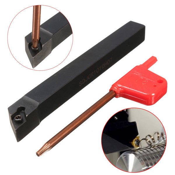 SDJCR1010H07 10x100mm Lathe Boring Bar Turning Tool Holder For DCMT0702 Insert