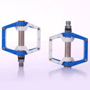 BIKIGHT Aluminum Alloy MTB Bike Pedals Bearing Axle 9/16" Cycling Bicycle Flat Platform