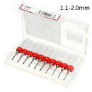 Drillpro Upagrade DB-P1 10pcs Tungsten Steel Hard Alloy PCB CNC Drill Bit For Circuit Boards