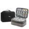 Boona 23cm*16cm Double Deck Digital Accessories Storage Bag U Disk Memory Card USB Cable Tablet Organizer Travel Bag