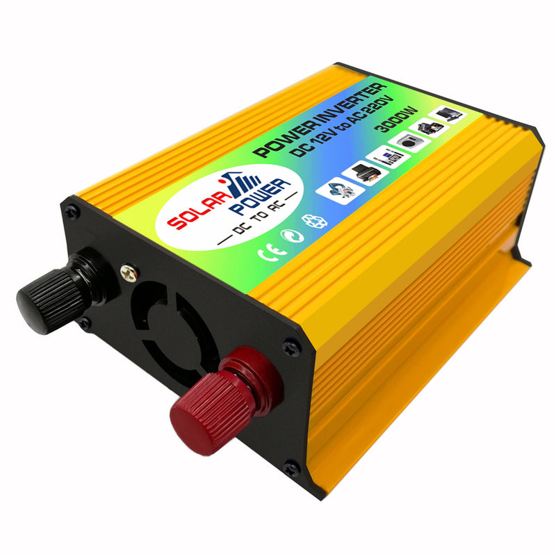 DC 12V to AC 220V Power Inverter Modified Sine Wave USB Charger Boat Car 600W Converter