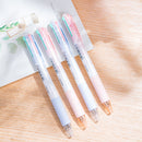 Deli S311 6 Pcs/set Press Type Ballpoint Pens Signing Pen Office School Students Stationery Pen