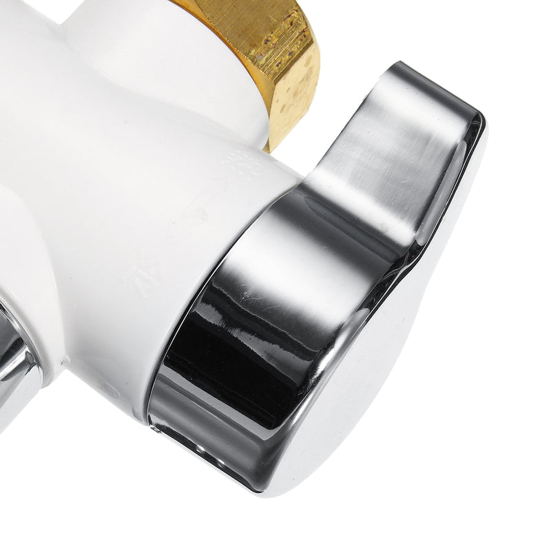 3000W Free-installation Electric Water Heaters Kitchen Cool/Hot Water Faucet LED Water Heater Rotatable With Temp Display