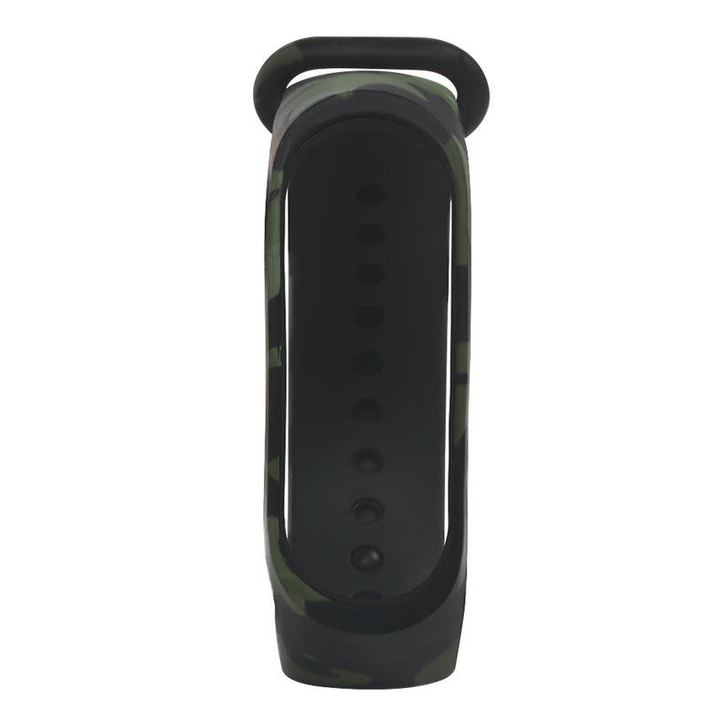 TPE Camouflage Pattern Watch Band Strap Replacement for Xiaomi Miband3