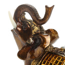 Resin Feng Shui Elegant Elephant Statue Lucky Wealth Figurine Home Decoration Decor