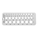 Stainless Steel 29 Size 1/16 to 1/2 Inch Drill Bit Gauge Bolt and Wire Gauge Drill Gauge