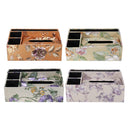 Multi-Function Tissue Box Paper Napkin Leather Cover Storage Holder Desk Living Room Coffee Table Storage Box