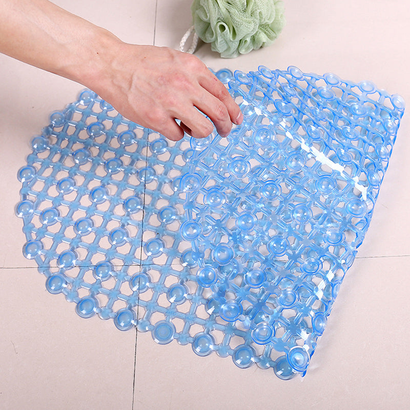 PVC Anti Skid Suction Cup Grip Shower Bath Tub Mat Rug Home Bathroom Carpet Nonslip