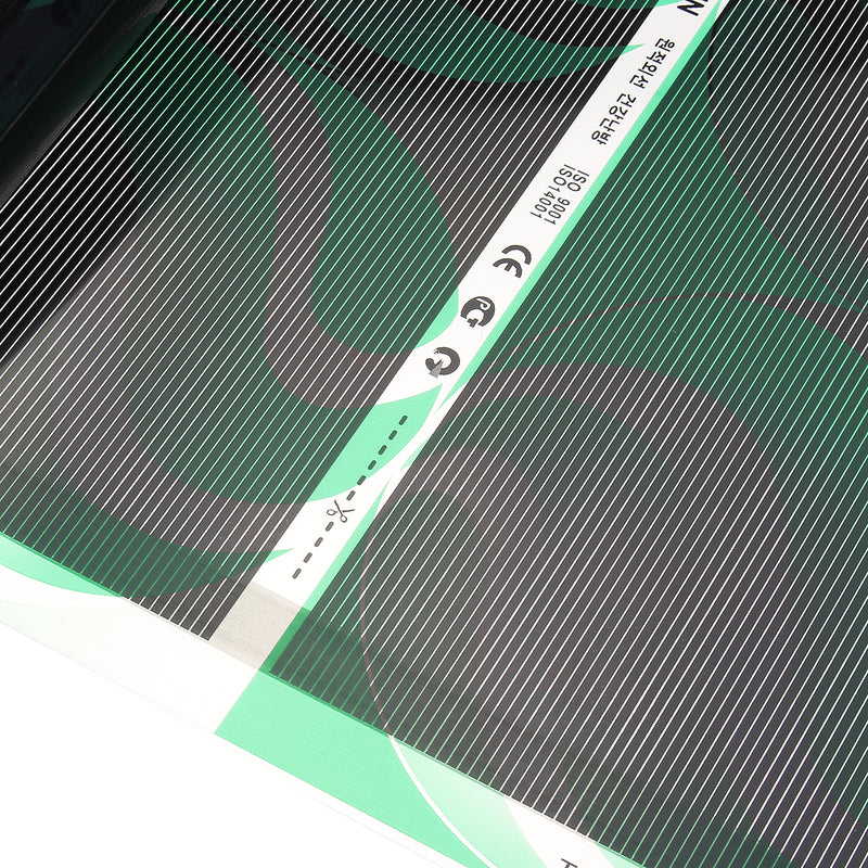 50cm 0.5M/1M/2M/3M 220V Far Infrared Floor Heating Film Crystal Carbon Fiber Vinyl Film Underfloor Heating