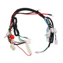 50CC-125CC Mini ATV Complete Wiring Harness CDI STATOR 6 Coil Pole Ignition Electric