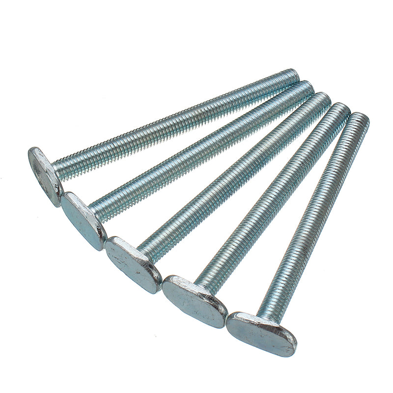 Wnew 5pcs M8 T Nut Screws for 19x9.5mm T-track T-slot Miter Track Jig Table Saw Router Table Woodworking Tool