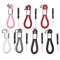 PU Leather Braided Strap Key Chain Stainless Key ring 7 Different Colors