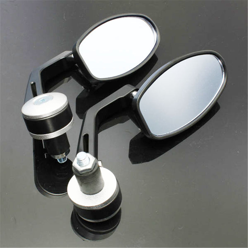 7/8inch Motorcycle Bar End Rear View Mirror Aluminum Universal