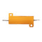 RX24 50W 50R 50RJ Metal Aluminum Case High Power Resistor Golden Metal Shell Case Heatsink Resistance Resistor