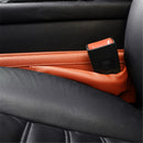 Leather Car Seat Crevice Storage Bag Seat Gap Filler Pocket Organizer Caddy Catcher Box