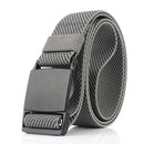 AWMN 125cm x 3.8cm Nylon Zinc Alloy Magnetic Buckle Quick Release Men Tactical Belt Casual Belts