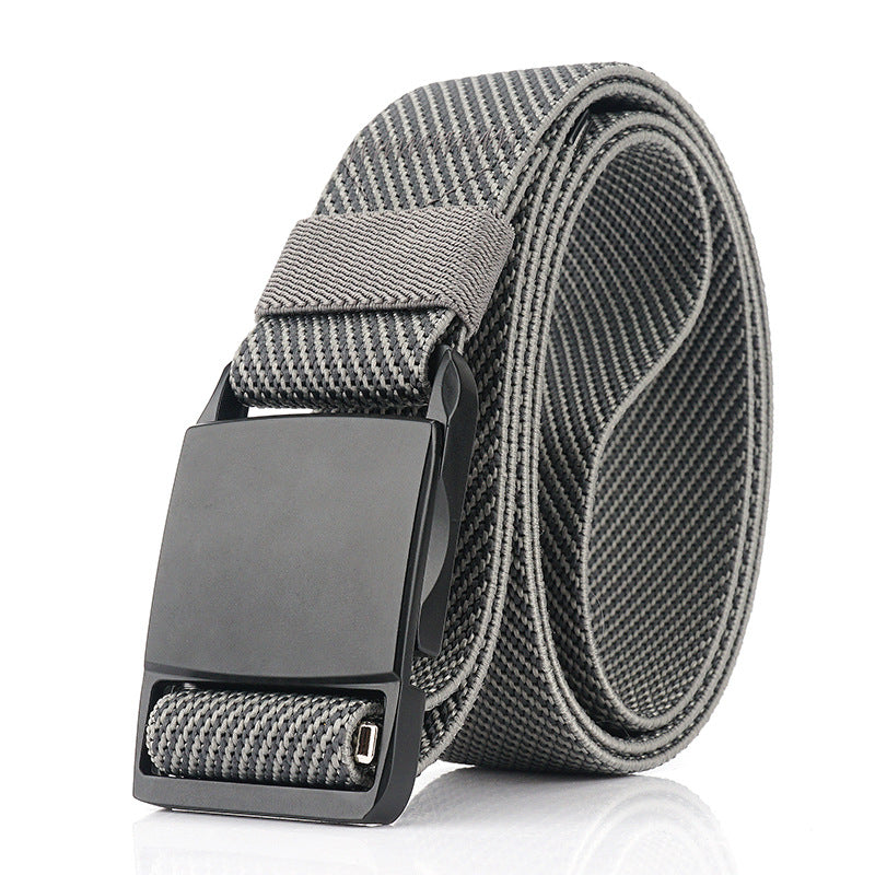 AWMN 125cm x 3.8cm Nylon Zinc Alloy Magnetic Buckle Quick Release Men Tactical Belt Casual Belts