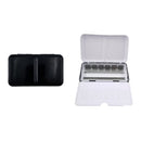12 Grids Empty Watercolor Paint Rack Tins Box Palette Metal Painting Storage Half Full Pans For Art Painting