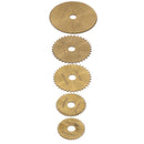 6Pcs HSS Circular Saw Blade Set 22-47mm Woodworking Cutters for Dremel Rotary Tools