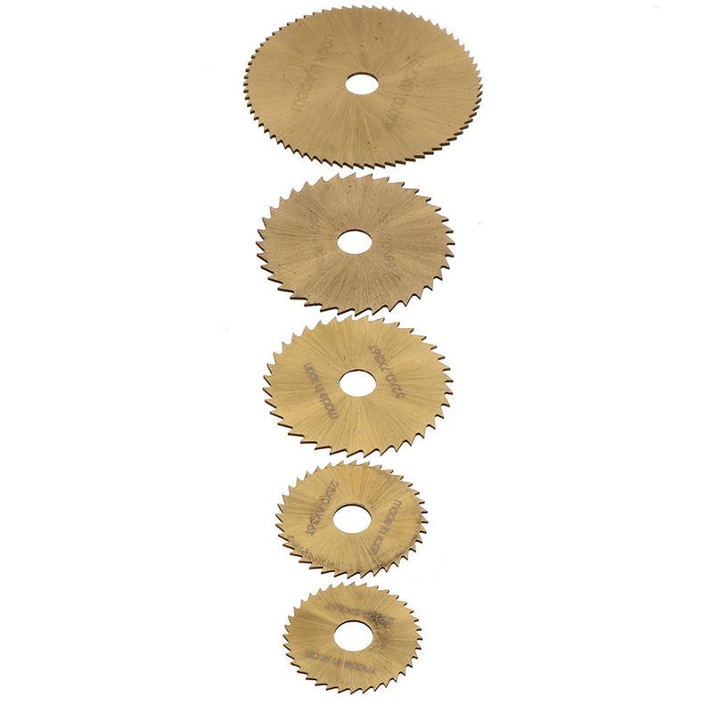 6Pcs HSS Circular Saw Blade Set 22-47mm Woodworking Cutters for Dremel Rotary Tools