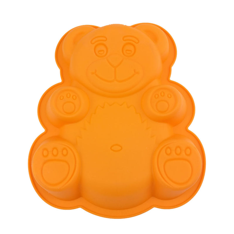 Honana DlY Cartoon Bear Shape 3D Silicone Cake Baking Mold Tools Bakeware Maker Mold Tray Baking