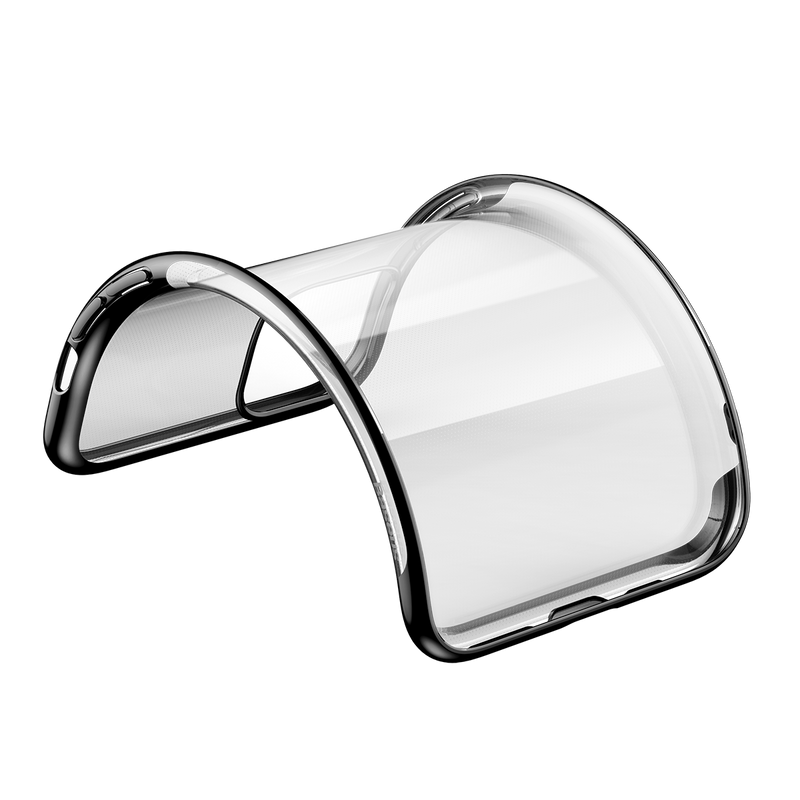 Baseus Luxury Plating Ultra Thin Transparent Soft TPU Protective Case for iPhone 11 Pro Max 6.5 inch