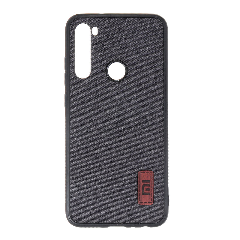 Bakeey Luxury Fabric Splice Soft Silicone Edge Shockproof Protective Case For Xiaomi Redmi Note 8