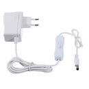 DC12V 4PCS 50cm SMD3528 30LED Strip Light TV Backlight Indoor Outdoor Cabinet Lamp with EU Power Adapter