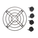 Flower Plant Pot Round Wheels Heavy Mover Trolley Candy Garden Tools Plate Metal Stand Caster Holder