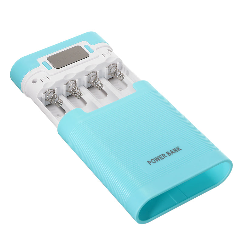 DIY Portable 10000mAh Power Bank With OLED Display For Samsung S8 iphoneX 8/8Plus Xiaomi mi5 mi6