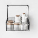 Iron Hexagonal Grid Wall Hanging Shelf Rack Storage Holder Home Wall Shelf Bracket