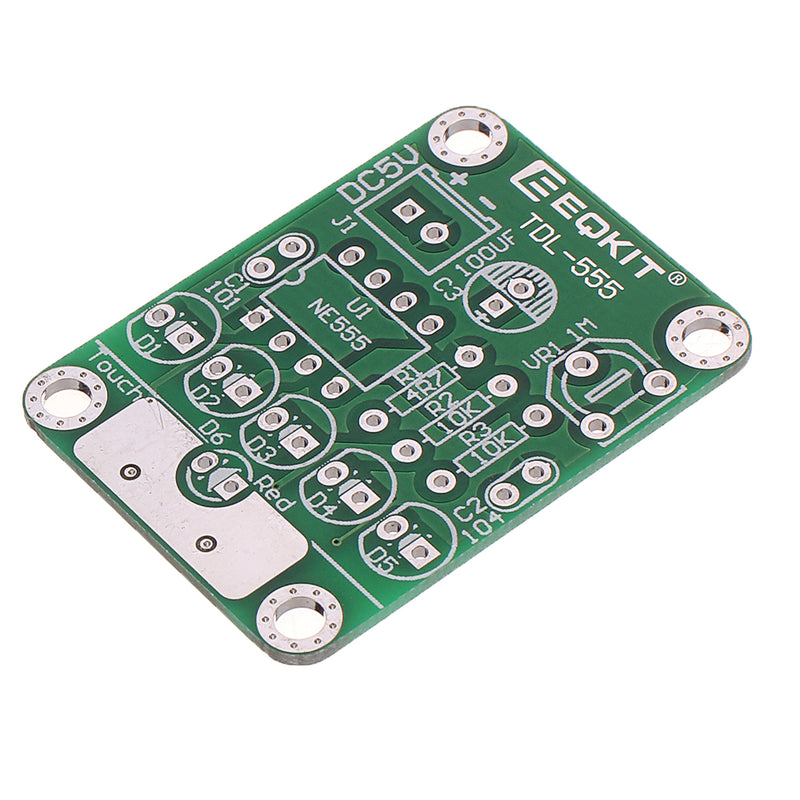 20pcs EQKIT TDL-555 Touch Delay LED Light DIY Kit Touch Delay Lamp Electronic Parts Production Kit DC 5V 3s to 130s Adjustable