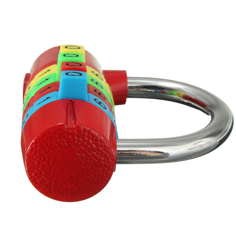 4 Digit Resettable Combination Padlock Travel Luggage Bag Diary Suitcase Code Security Lock