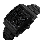SKMEI 1274 Outdoor Sport Digital Watch PU Band 5ATM Waterproof Chronograph Men Wristwatch