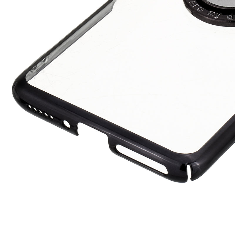 Bakeey Shockproof Plating Bumper With Ring Holder Hard PC Protective Case for OnePlus 7 Pro