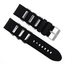Silicone Rubber Diver Watch Band Strap For Invicta Excursion 18202 Black