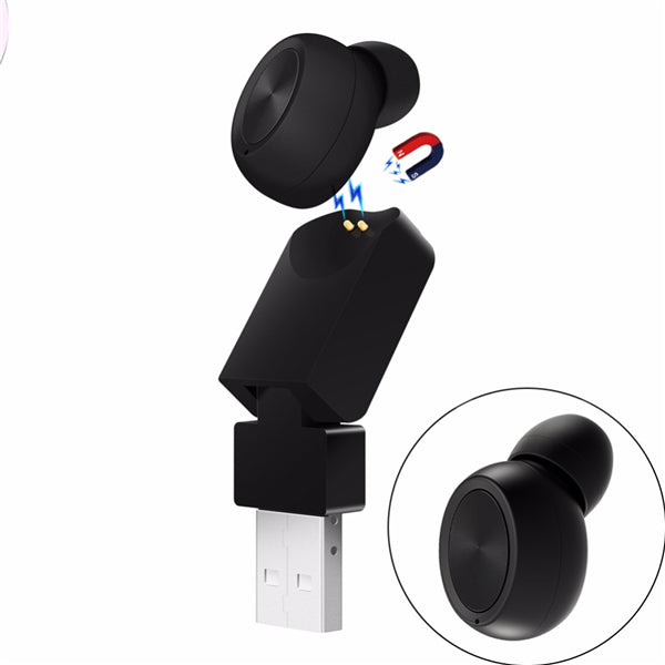Bakeey X17 Portable USB Magnetic Charge In-ear Stealth Unilateral bluetooth Earphone