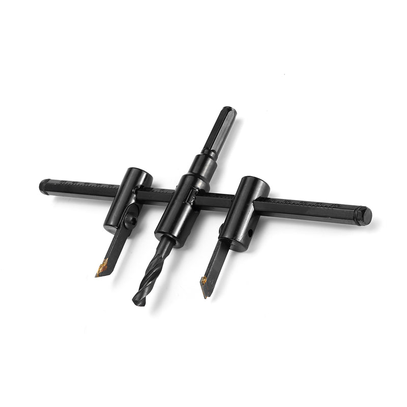 40-120/200/300mm Adjustable Circle Hole Cutter Wood Drywall Drill Bit Saw Round Cutting Blade