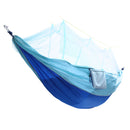 Portable Double Mosquito Net Hammock Swing Bed 2 Person Hanging Sleeping Bed Travel Camping