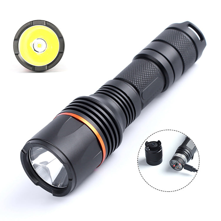 XANES AL037 XPL HI 1000Lumens 6Modes USB Rechargeable Tactical Flashlight Outdoor IPX5 Waterproof LED Flashight 18650 Flashight