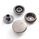 15/17mm Brass Bronze Snap Fastener Popper Press Stud Rivet Sewing Leather Buttons Craft