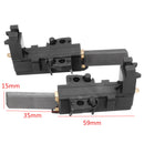 2pcs Washing Machine Motor Carbon Brushes For Whirlpool Hoover Candy Indesit Ceset