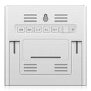 Deli 8958 Electronic Thermometer And Hygrometer Household Indoor Alarm Clock Office Electronic Outdoor High Precision Thermometer