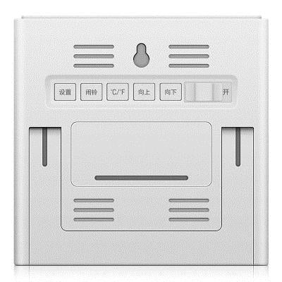 Deli 8958 Electronic Thermometer And Hygrometer Household Indoor Alarm Clock Office Electronic Outdoor High Precision Thermometer