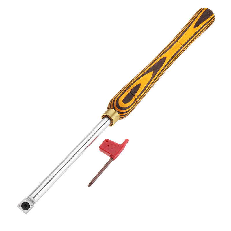 Tipped Wood Turning Chisel Diamond Round Square Insert Lathe Tool Set Handheld